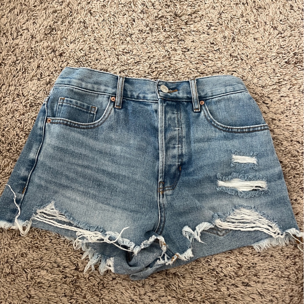 pac sun denim shorts